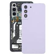 For Samsung Galaxy S21 FE SM-G990B Back Cover with Camera Lens Cover(Purple)