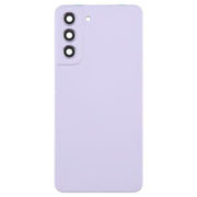 For Samsung Galaxy S21 FE SM-G990B Back Cover with Camera Lens Cover(Purple)