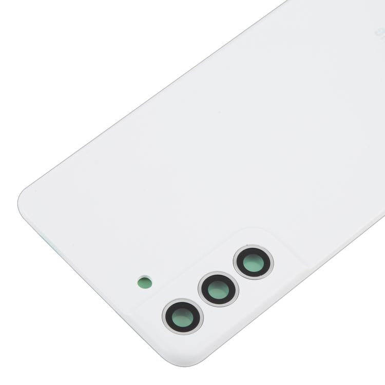 For Samsung Galaxy S21 FE SM-G990B Back Cover with Camera Lens Cover(White)
