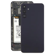 For Samsung Galaxy A15 SM-A155F Back Cover with Camera Lens Cover(Black)