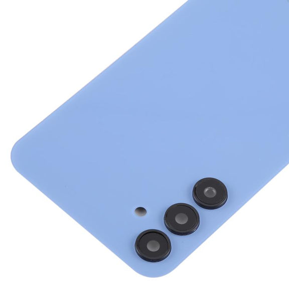 For Samsung Galaxy A15 SM-A155F Back Cover with Camera Lens Cover(Blue)