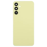 For Samsung Galaxy A15 SM-A155F Back Cover with Camera Lens Cover(Yellow)