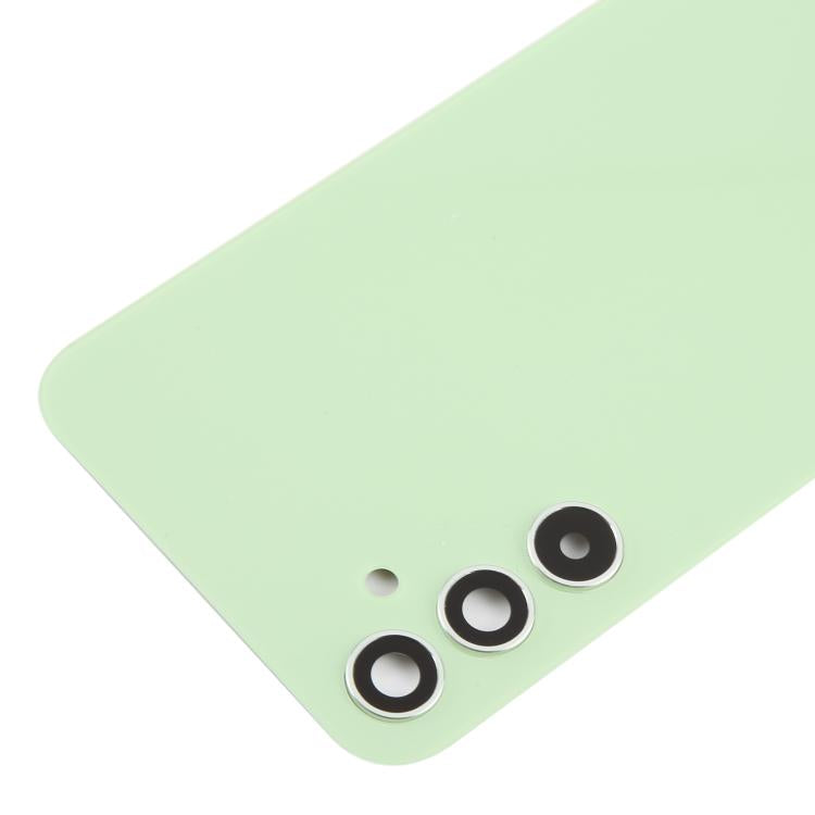 For Samsung Galaxy A34 SM-A346B Back Cover with Camera Lens Cover(Green)