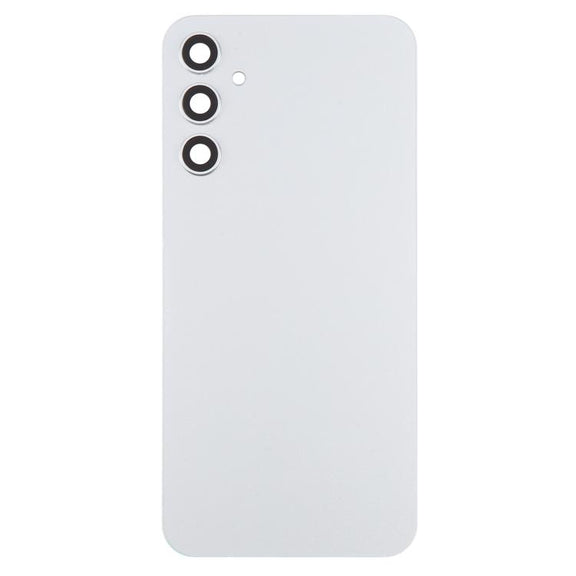 For Samsung Galaxy A34 SM-A346B Back Cover with Camera Lens Cover(Silver)