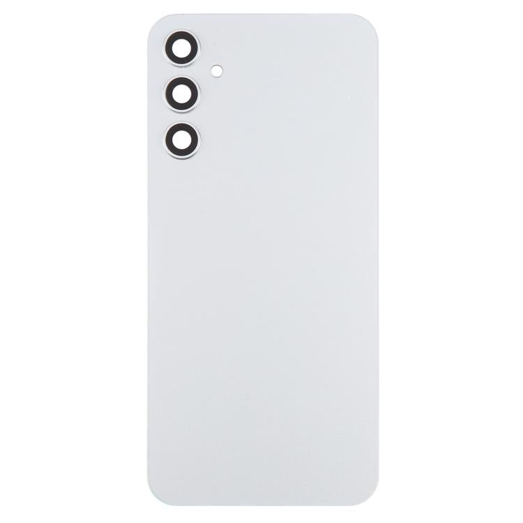 For Samsung Galaxy A34 SM-A346B Back Cover with Camera Lens Cover(Silver)