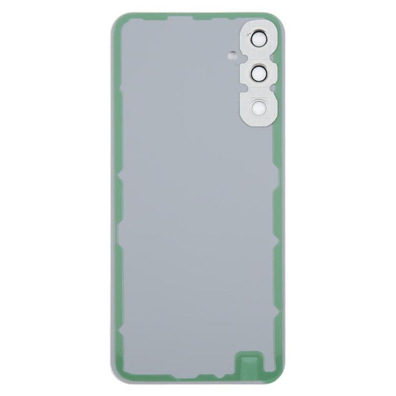 For Samsung Galaxy A34 SM-A346B Back Cover with Camera Lens Cover(Silver)