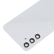 For Samsung Galaxy A34 SM-A346B Back Cover with Camera Lens Cover(Silver)