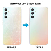 For Samsung Galaxy A34 SM-A346B Back Cover with Camera Lens Cover(Green)
