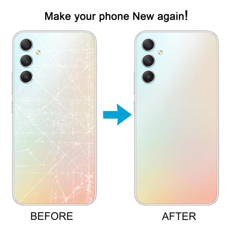 For Samsung Galaxy A34 SM-A346B Back Cover with Camera Lens Cover(Green)
