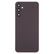 For Samsung Galaxy A24 SM-A245 Back Cover with Camera Lens Cover(Dark Red)