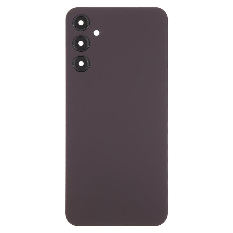 For Samsung Galaxy A24 SM-A245 Back Cover with Camera Lens Cover(Dark Red)