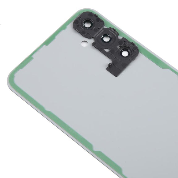 For Samsung Galaxy A24 SM-A245 Back Cover with Camera Lens Cover(Dark Red)