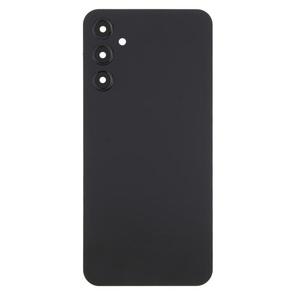 For Samsung Galaxy A24 SM-A245 Back Cover with Camera Lens Cover(Black)