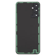 For Samsung Galaxy A24 SM-A245 Back Cover with Camera Lens Cover(Black)