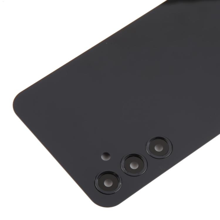 For Samsung Galaxy A24 SM-A245 Back Cover with Camera Lens Cover(Black)