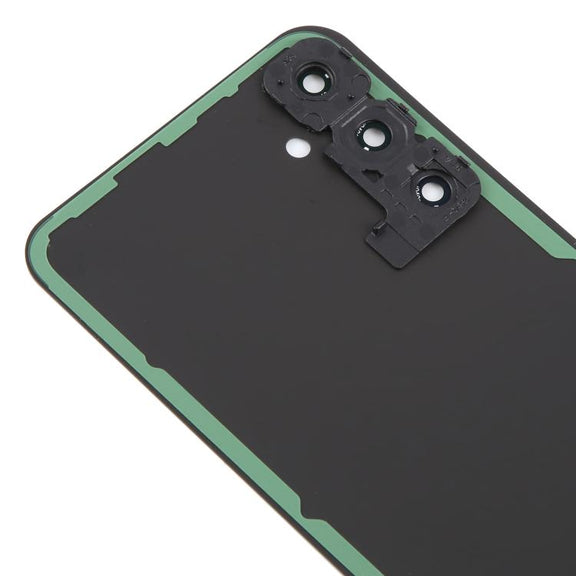 For Samsung Galaxy A24 SM-A245 Back Cover with Camera Lens Cover(Black)