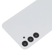 For Samsung Galaxy A24 SM-A245 Back Cover with Camera Lens Cover(Silver)