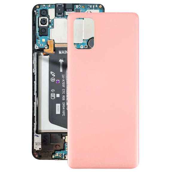 For Samsung Galaxy A71 4G SM-A715F Back Cover(Pink)