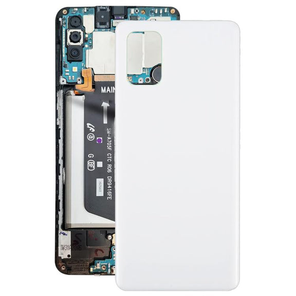 For Samsung Galaxy A71 4G SM-A715F Back Cover(White)