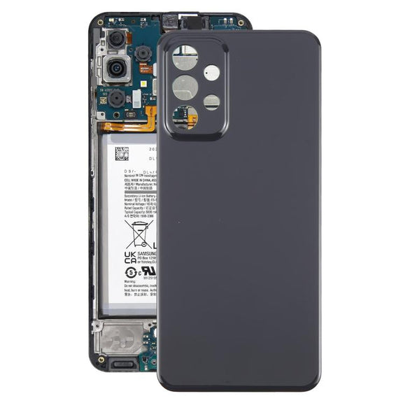 For Samsung Galaxy A23 4G SM-A235F Back Cover(Black)