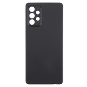 For Samsung Galaxy A72 4G SM-A725F Back Cover(Black)