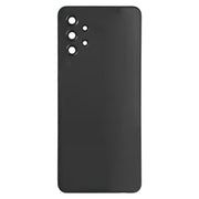 For Samsung Galaxy A32 4G SM-A325F Battery Back Cover with Camera Lens Cover(Black)