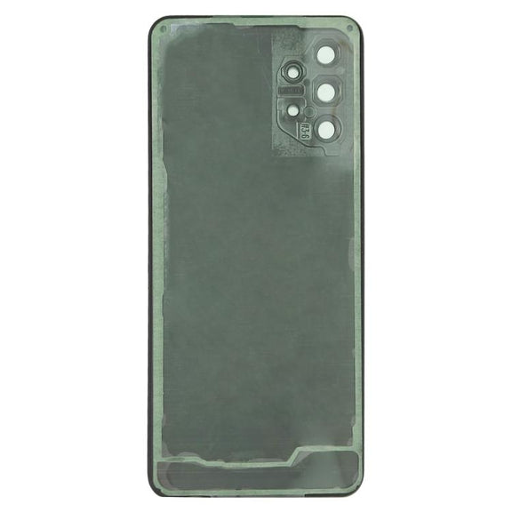 For Samsung Galaxy A32 4G SM-A325F Battery Back Cover with Camera Lens Cover(Black)