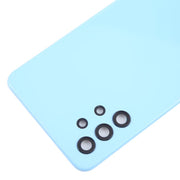 For Samsung Galaxy A32 4G SM-A325F Battery Back Cover with Camera Lens Cover(Blue)