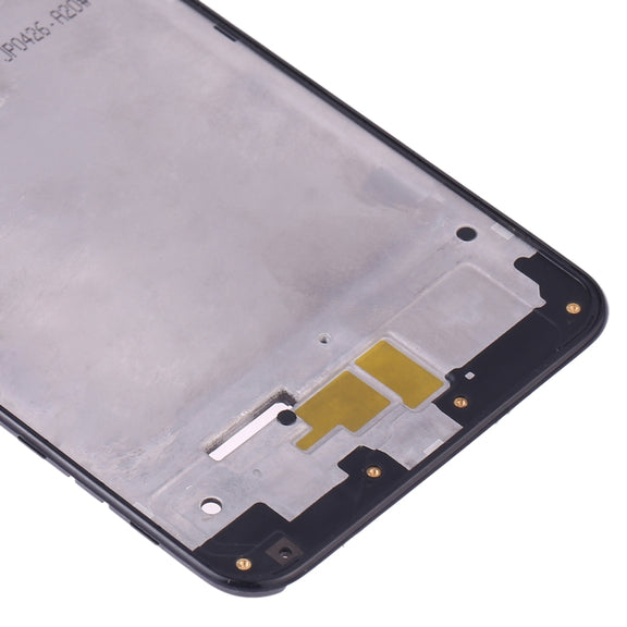 For Galaxy A20 SM-A205F/DS, A205FN, A205GN/DS, A205YN, A205G/DS Front Housing LCD Frame Bezel Plate (Black)