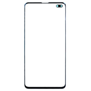 For Galaxy S10+ SM-G975F/DS, SM-G975U, SM-G975W Original Front Screen Outer Glass Lens (Black)