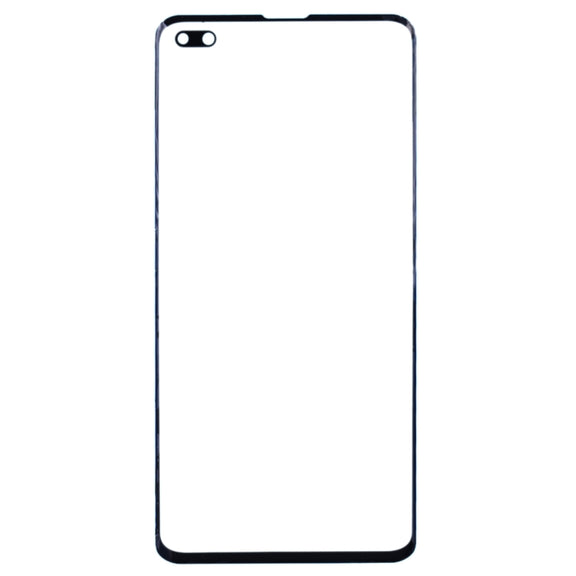 For Galaxy S10+ SM-G975F/DS, SM-G975U, SM-G975W Original Front Screen Outer Glass Lens (Black)