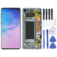 Original Super AMOLED LCD Screen for Galaxy S10 4G Digitizer Full Assembly with Frame (Blue) - free shipping - PMc TechLife - Order now!