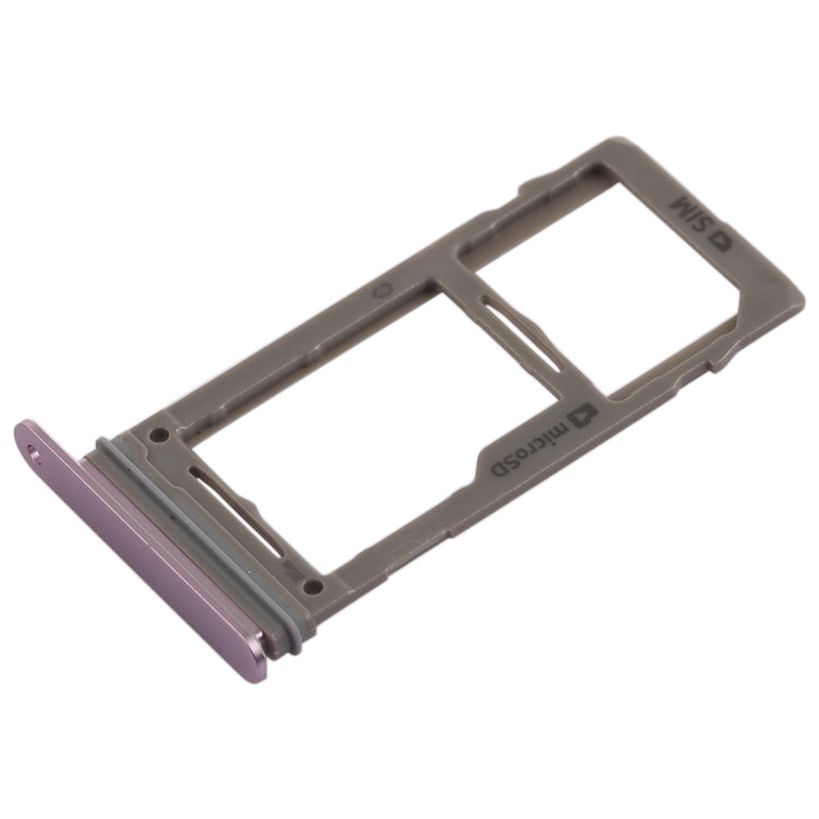 For Galaxy Note9 SIM Card Tray +  Micro SD Card Tray (Purple)