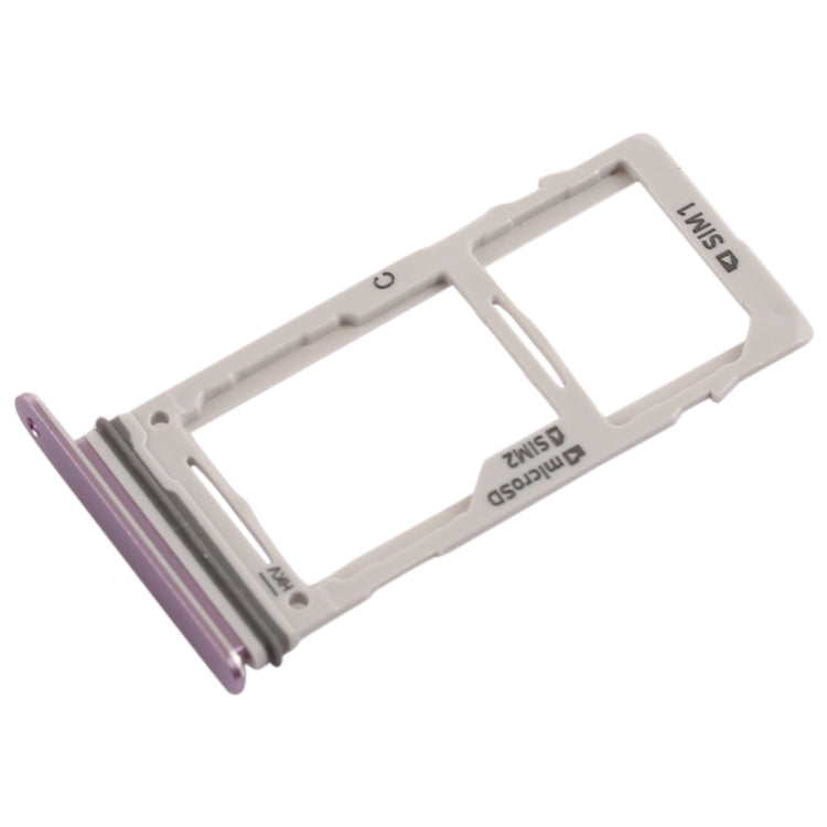 For Galaxy Note9 SIM Card Tray + SIM Card Tray / Micro SD Card Tray (Purple)