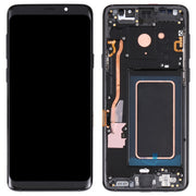 Original Super AMOLED LCD Screen for Galaxy S9 / G960F / DS / G960U / G960W / G9600 Digitizer Full Assembly with Frame (Black)