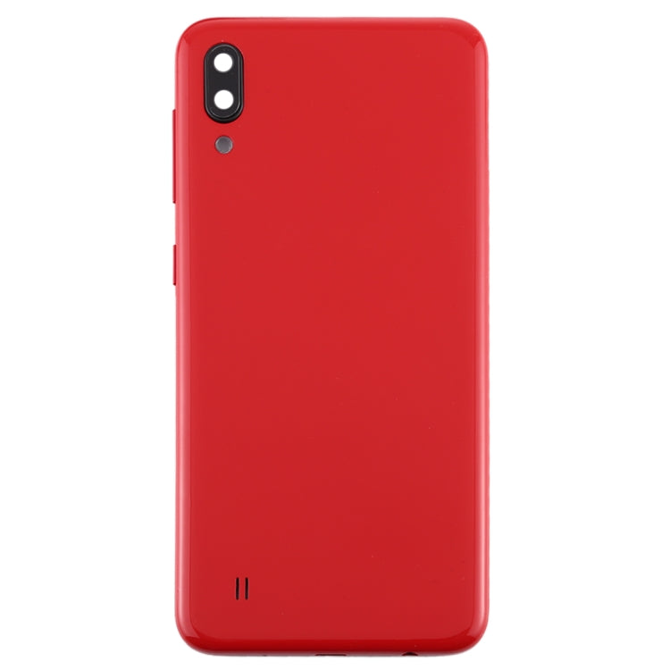 For Galaxy M10 Battery Back Cover (Red)