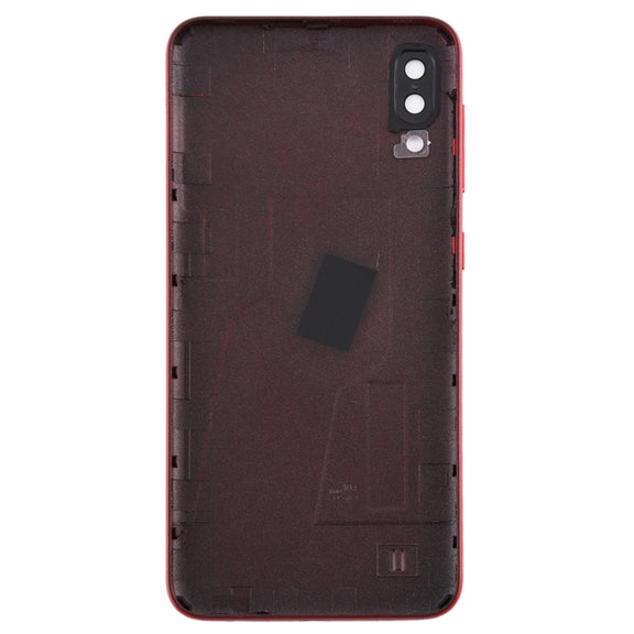 For Galaxy M10 Battery Back Cover (Red)