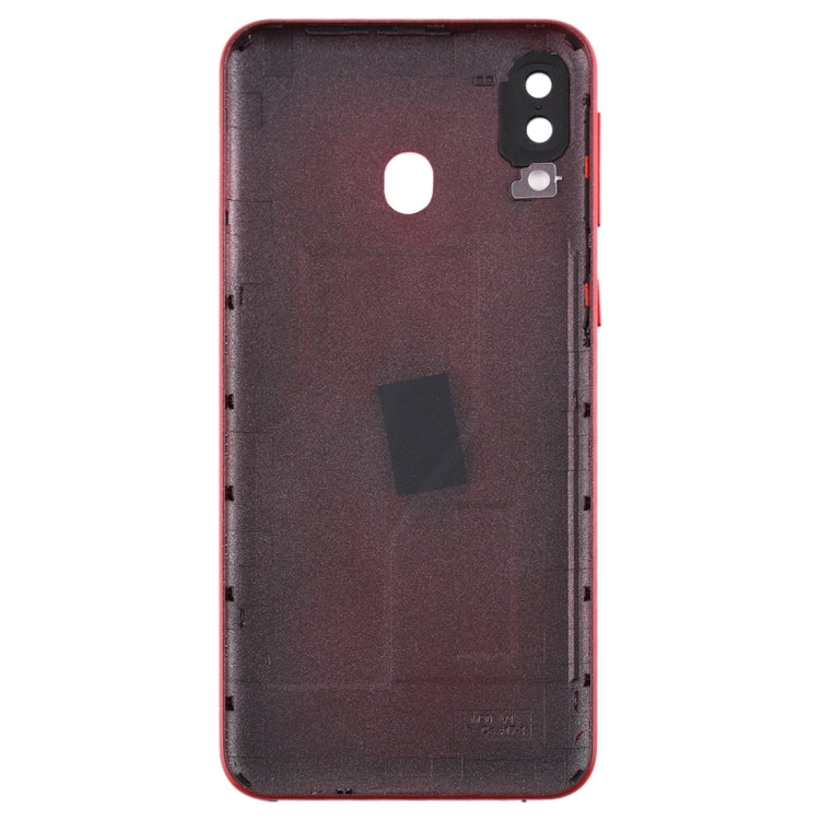 For Galaxy M20 Battery Back Cover (Red)