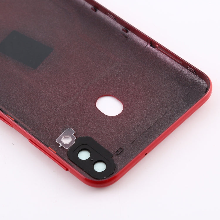 For Galaxy M20 Battery Back Cover (Red)