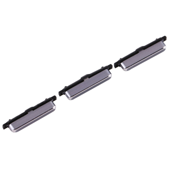 For Galaxy S6 10 Set Side Keys(Black)