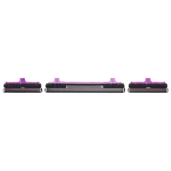 For Galaxy S10 / Galaxy S10+ 10 Set Side Keys(Black)