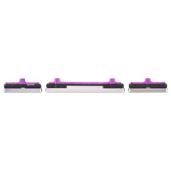 For Galaxy S10 / Galaxy S10+ 10 Set Side Keys(Silver)