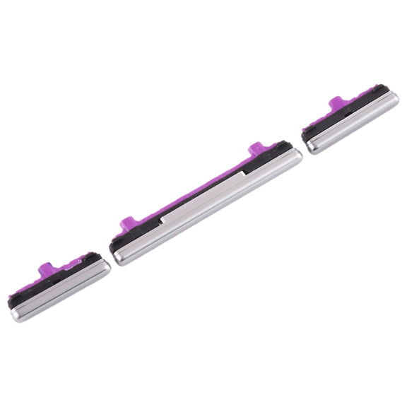 For Galaxy S10 / Galaxy S10+ 10 Set Side Keys(Silver)