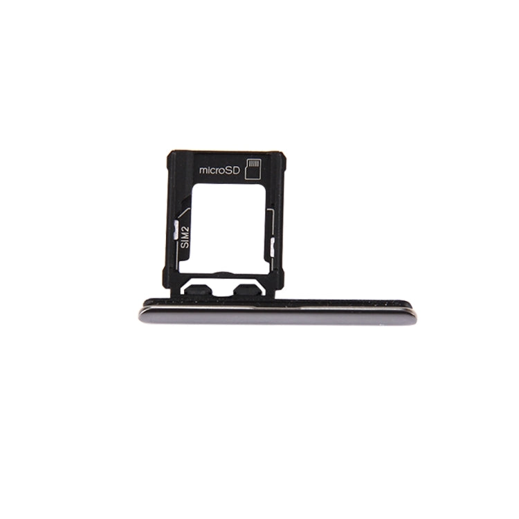 Micro SD / SIM Card Tray + Card Slot Port Dust Plug for Sony Xperia XZ Premium (Dual SIM Version)(Silver) - Card Tray by PMC TechLife | Online Shopping South Africa | PMC TechLife | Buy Now Pay Later Mobicred