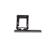 Micro SD / SIM Card Tray + Card Slot Port Dust Plug for Sony Xperia XZ Premium (Dual SIM Version)(Silver)
