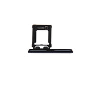 Micro SD Card Tray + Card Slot Port Dust Plug for Sony Xperia XZ Premium (Single SIM Version)(Black)