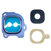 For Galaxy J6 (2018) 10pcs Camera Lens Cover (Blue)