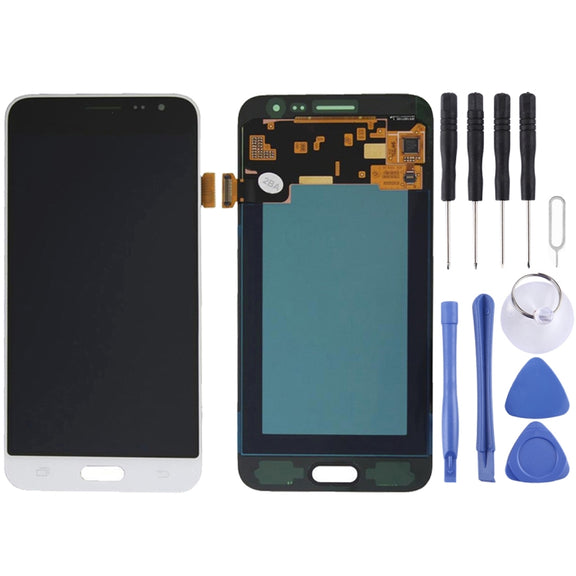Original LCD Display + Touch Panel for Galaxy J3 (2016) / J320 & J3 / J310 / J3109, J320FN, J320F, J320G, J320M, J320A, J320V, J320P(White)