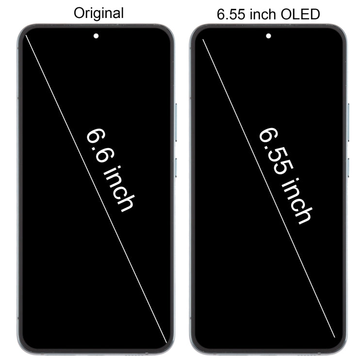 For Samsung Galaxy S22+ 5G SM-S906B 6.55 inch OLED  LCD Screen Digitizer Full Assembly with Frame (Green)