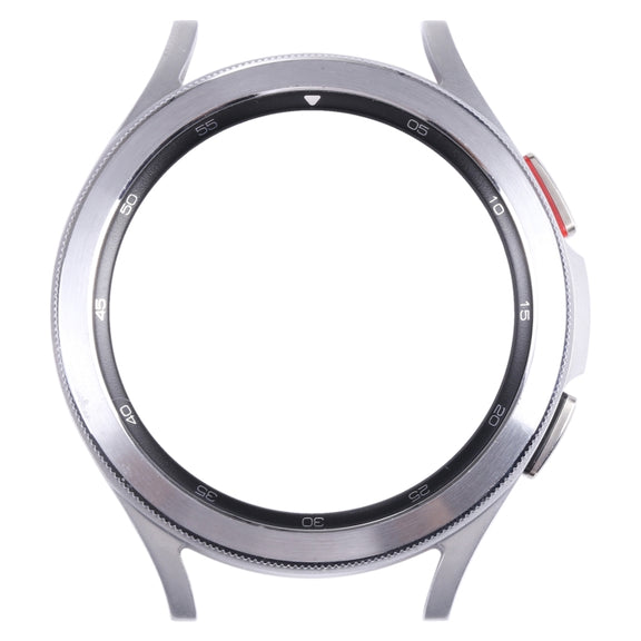 Original LCD Screen Frame Bezel Plate For Samsung Galaxy Watch4 Classic 46mm SM-R890 R895(Silver)